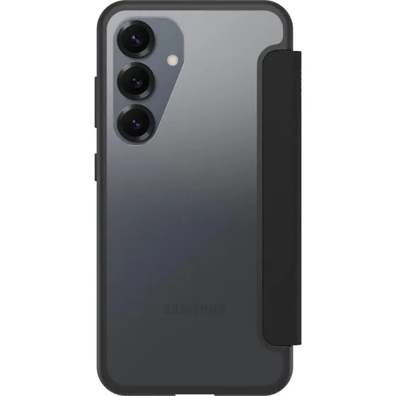 OtterBox React Folio Cover til Samsung Galaxy S25 - Sort/Krystalklar