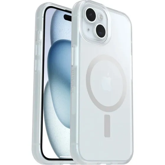 OtterBox React MagSafe Cover til iPhone 13-16e – Klar, Ultra-tynd, Stødsikker