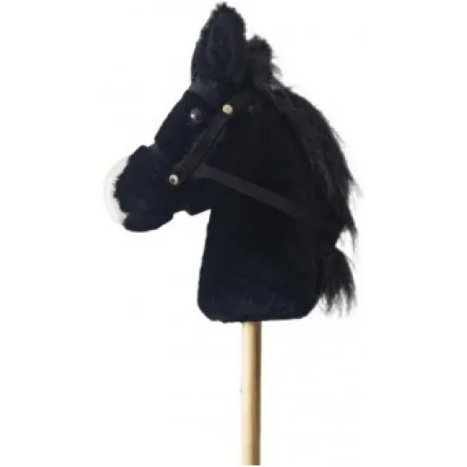 RASK Felix kæphest 78 cm, sort med galop-lyd