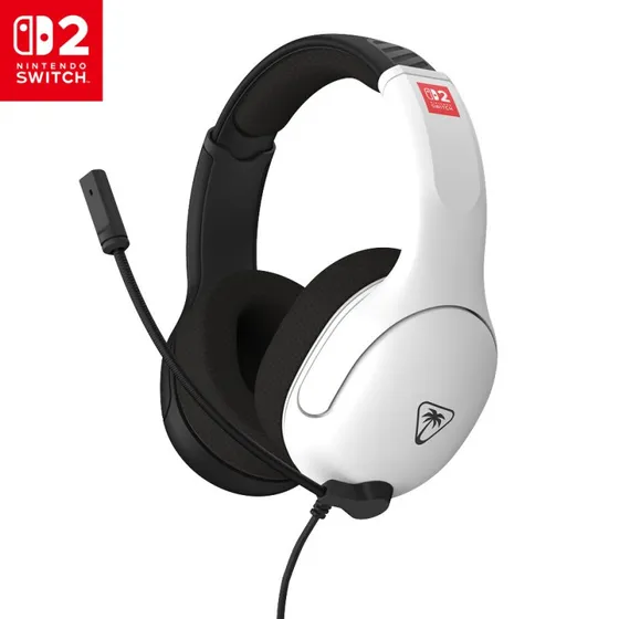 Turtle Beach Airlite Fit Headset Sort/Hvid til Nintendo Switch 2