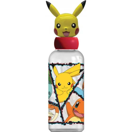 Pokémon 3D Figur Vandflaske 560 ml - Pikachu