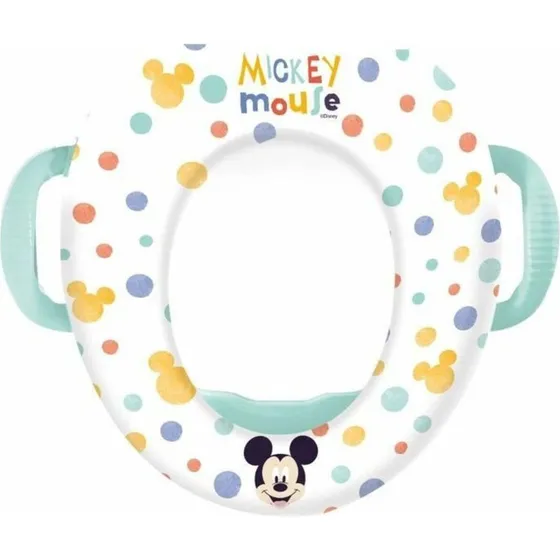 ThermoBaby Mickey WC-Reducer, hvid/multifarvet med handtag