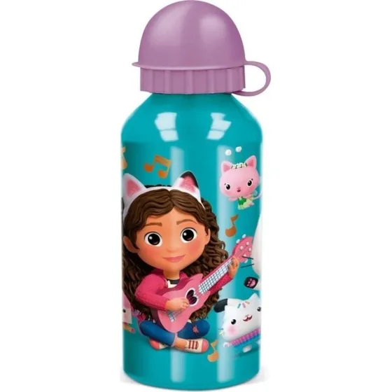 Gabby's Dollhouse - Aluminiumsflaske 400 ml, Stor