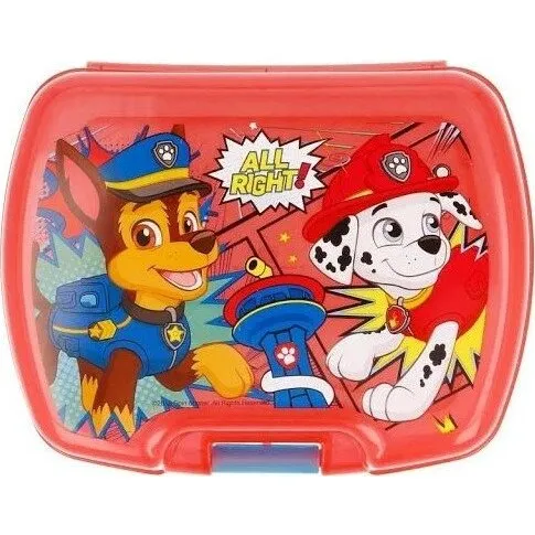 Paw Patrol Madkasse Rød 18x15cm