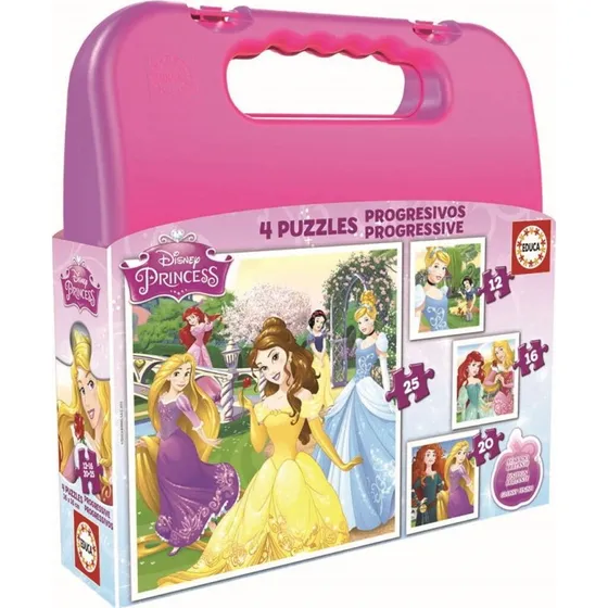 Educa 12-16-20-25 Brikker Disney Prinsesser