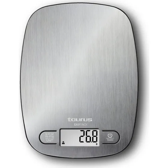 Taurus Easy Inox Køkkenvægt 5kg/1g Rustfri Stål