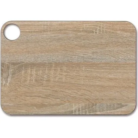 Arcos skærebræt 33 x 23 cm, træmønster, træfiber
