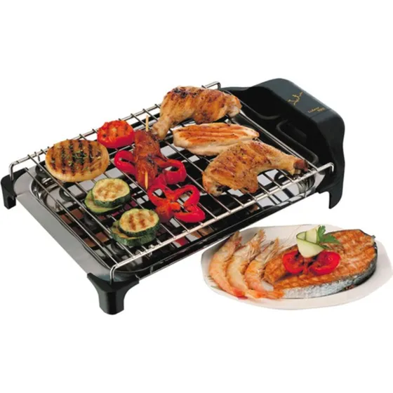 Jata BQ101 Elektrisk Bordgrill 2400 W i Rustfrit Stål