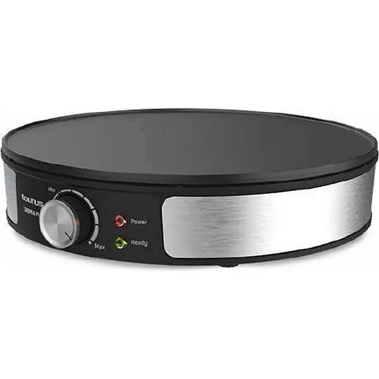 Taurus Crepe & Fun 30 cm Pandekagemaskine 1200 W, Sort