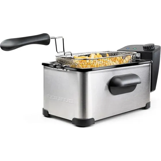 Taurus Fry 3, 3 l, 2 kW, sort/rustfrit stål