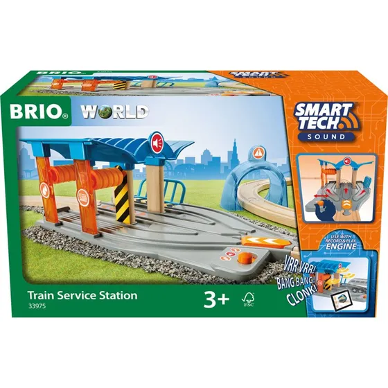Brio World Smart Tech Sound Togservicestation 33975 (3år+)
