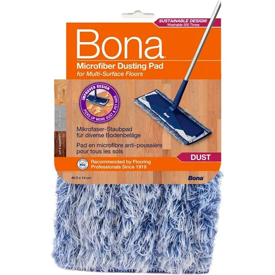 Bona Moppehoved med Mikrofiber - Blå