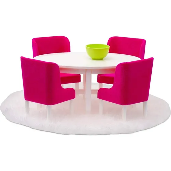 Lundby Spisestuegruppe 602080, kirsebærrosa