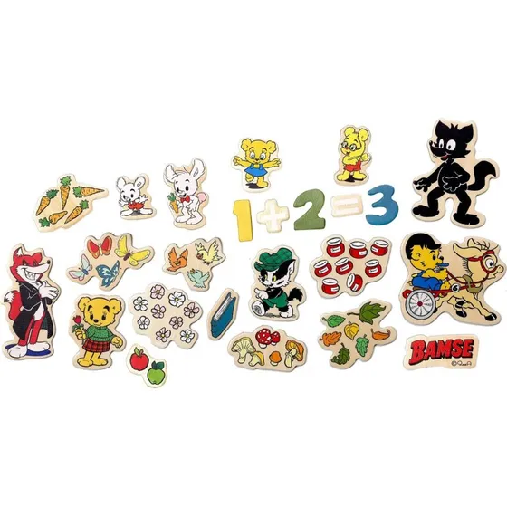 Bamse and Friends Magnetiske Tal og Figurer