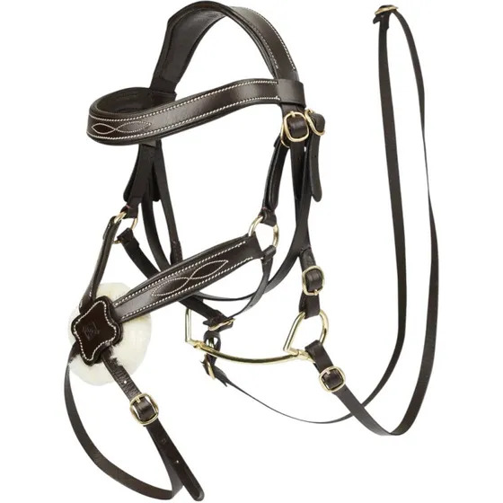 LeMieux Hobby Horse Grackle trense, brun