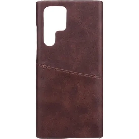 Onsala Mobilcover med Kortrum til Samsung S22 Ultra, Brun