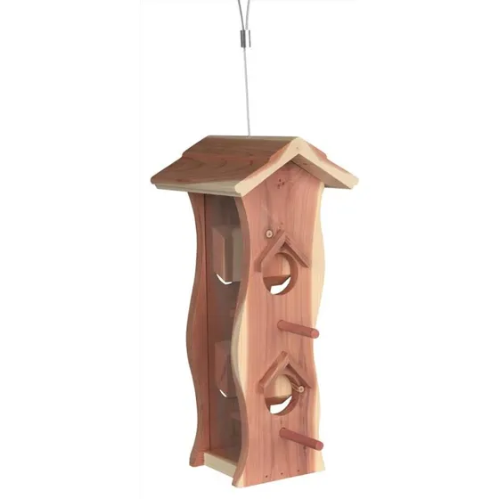 TRIXIE Natura foderautomat i cedertræ 12×29×14 cm, natur