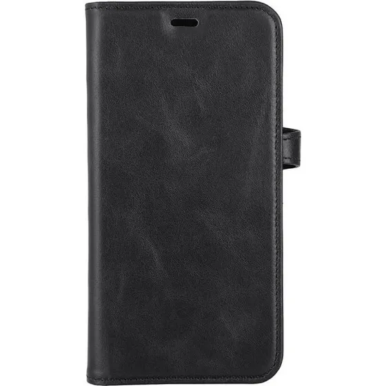 Buffalo 2-in-1 Wallet Læder 3 Kort iPhone 14 Plus Sort