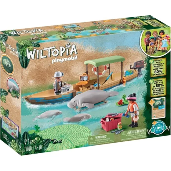 Playmobil® Wiltopia - Bådudflugt til Søkøerne