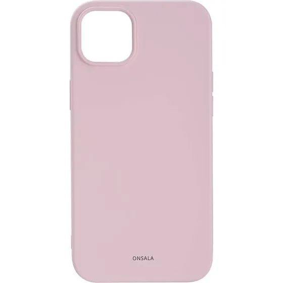 Onsala Silikone Cover Chalk Pink til iPhone 14 Plus