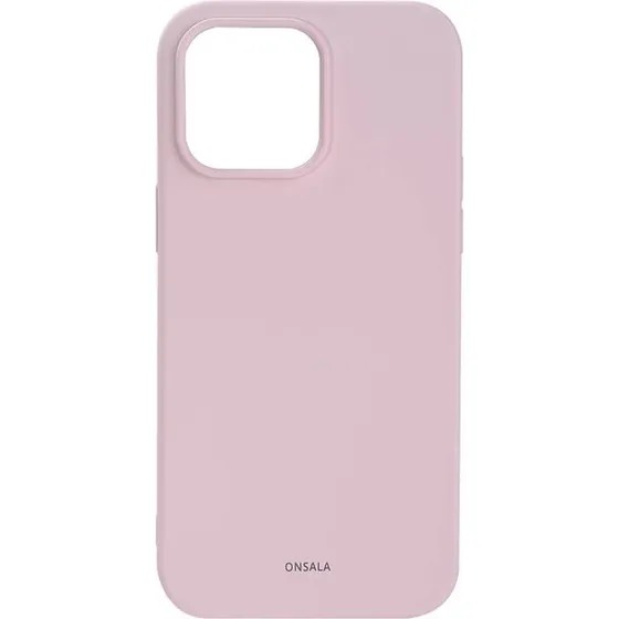 Onsala Silikone Cover Chalk Pink til iPhone 14 Pro Max