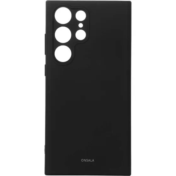 Onsala Silikone Mobilcover Sort til Samsung S23 Ultra 5G