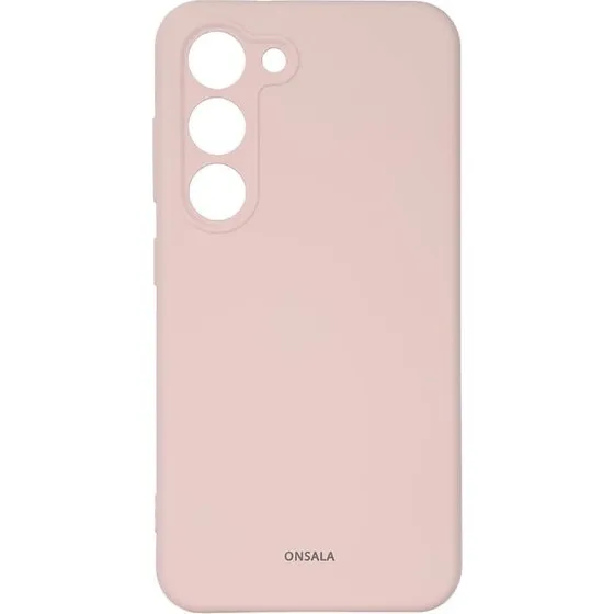 Onsala Silikone Mobilcover Chalk Pink til Samsung S23 5G