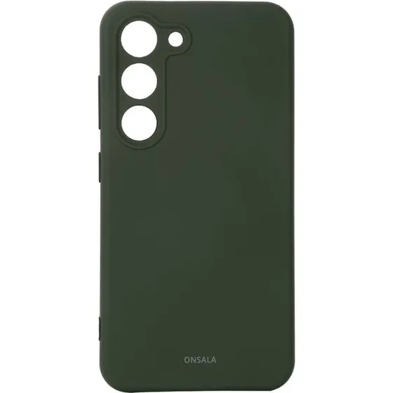 Onsala Mobilcover Silikone Mørkegrøn til Samsung S23 5G