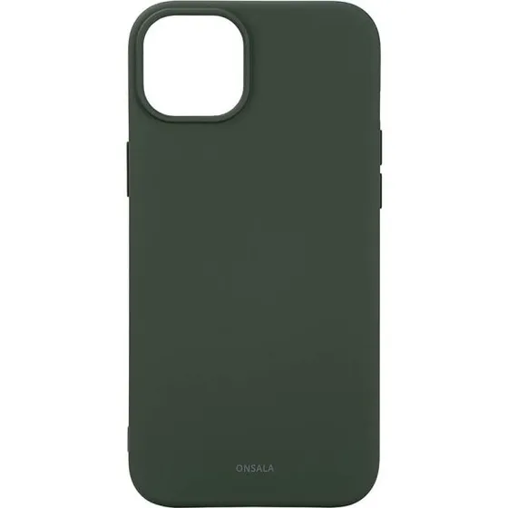 Onsala Sil Touch Recycled MagSeries iPhone 15 Plus Olive Green