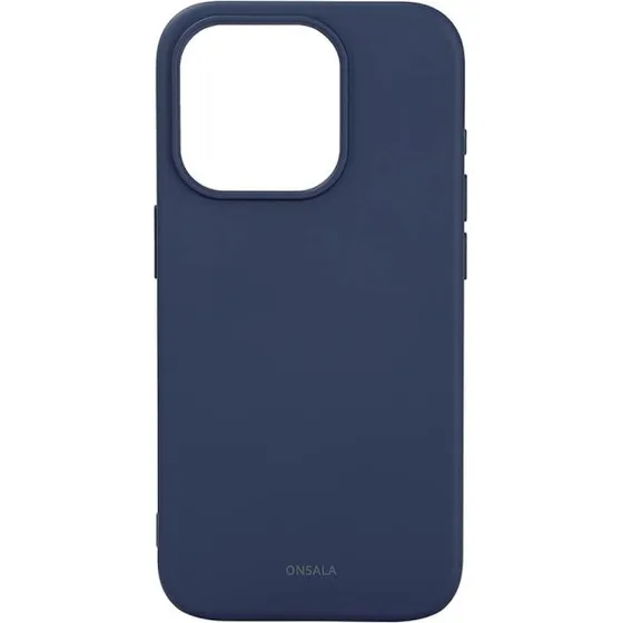 Onsala MagSeries Marineblå iPhone 15 Pro Silikonefølelse