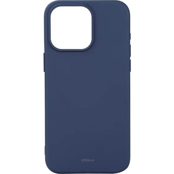 Onsala MagSeries Marineblå Silikonefølelse iPhone 15 Pro Max