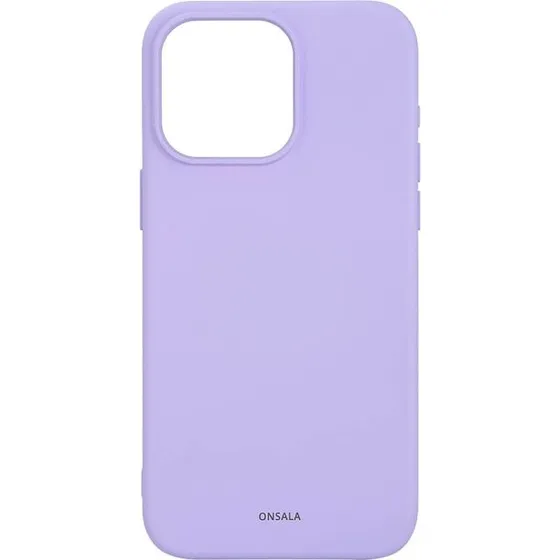 Onsala MagSeries Lyselilla Silikonefølelse iPhone 15 Pro Max