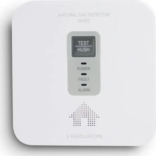 Housegard Gasalarm GA102, hvid, 12V/230V