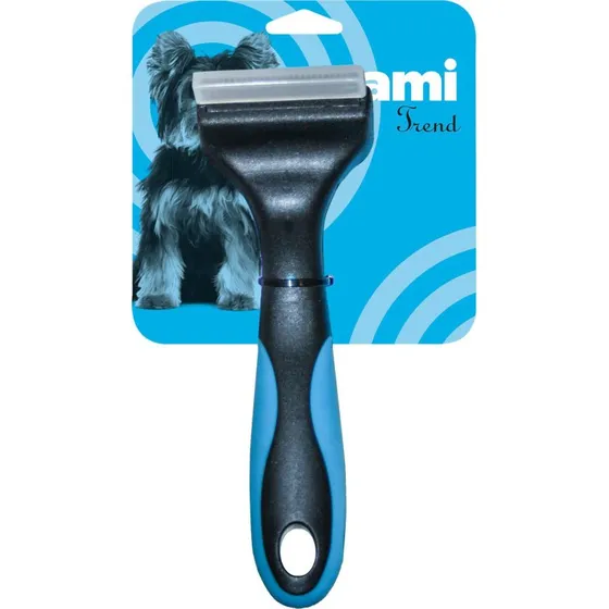 OZAMI Furminator til små hunderacer med lang tyk pels, 4,5 cm bred