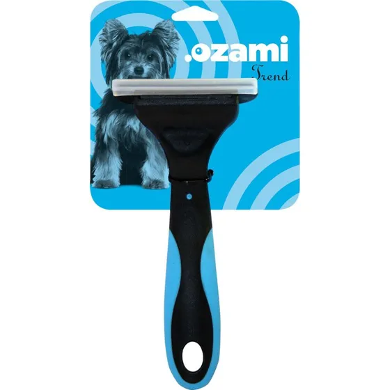 OZAMI Medium Furminator med Tætte Tænder til Korthårede Hunde og Katte