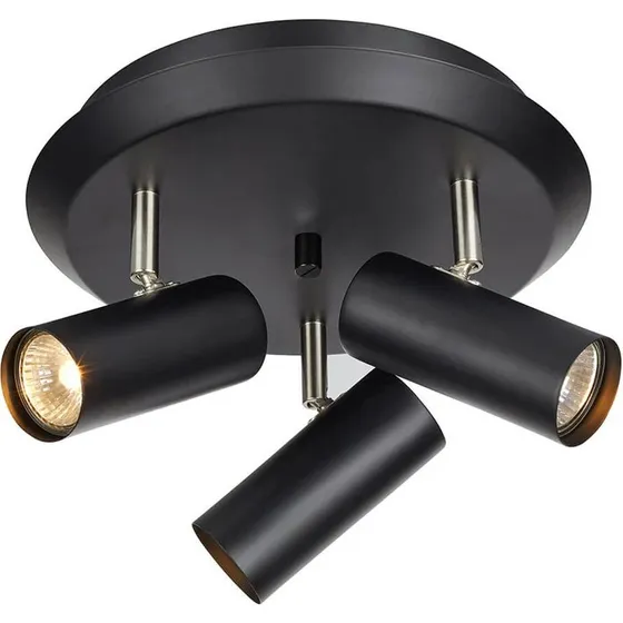 Markslöjd Barcelona Loftlampe 3L Sort 32cm
