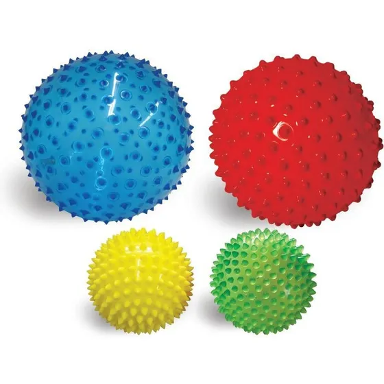 EduShapes Sansebold-sæt 4 stk Ø10 & Ø17,5 cm - Fra 6 mdr.