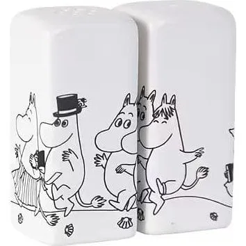 Pluto Design Mumifamiljen Salt & Peberkar 2-pack Hvid