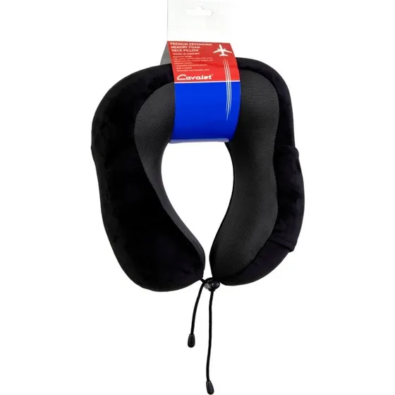 Cavalet Nackkudde Minnesskum Ergonomisk - Sort