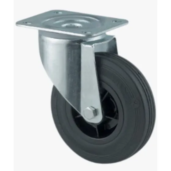 Transporthjul drejeligt 160 mm – 135 kg bæreevne