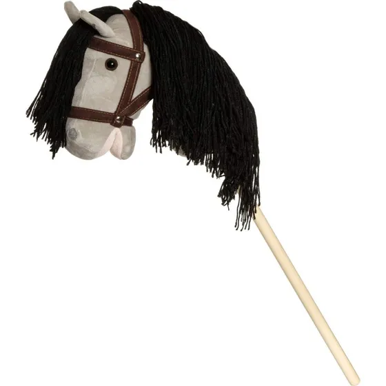 Teddykompaniet Hobbyhest Grå, 80 cm