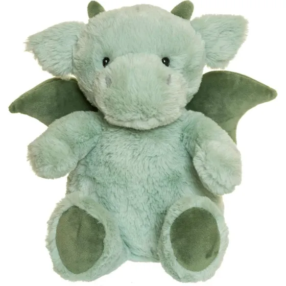 Teddykompaniet Dino med Vinger, grøn, 35 cm, blød og vaskbar
