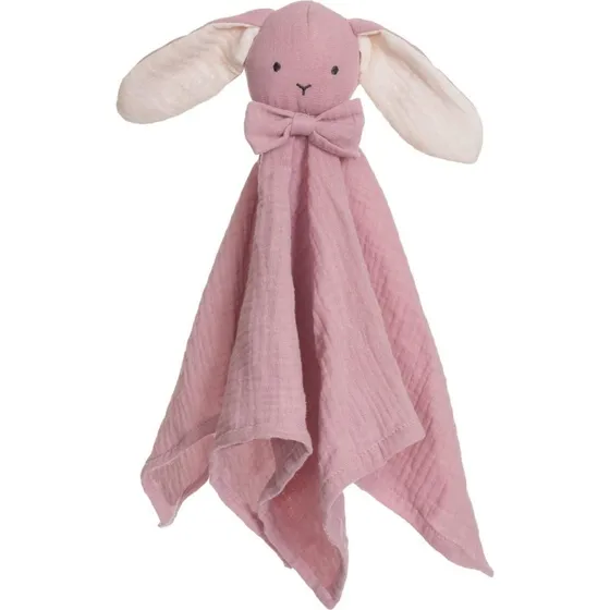 Teddykompaniet Diinglisar Kanin, Muslin, Rosa, 40x40cm