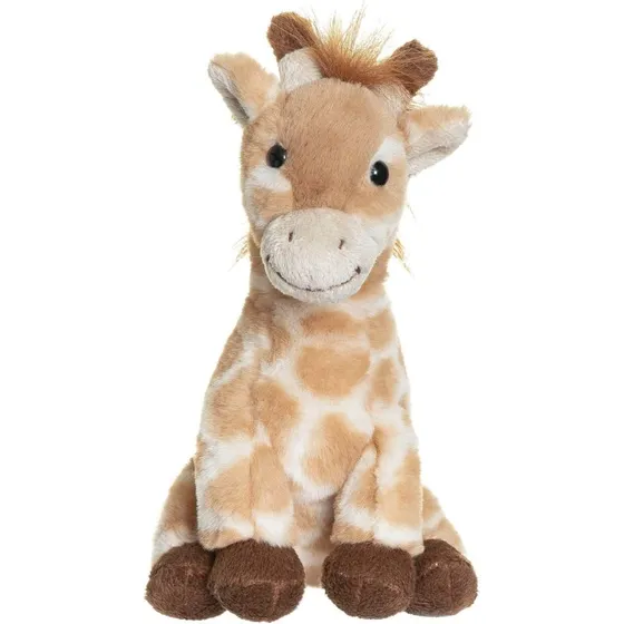 Teddykompaniet Teddy Wild Giraffen Gina, 18 cm, fløjlsblød plyslegetøj, maskinvaskbar