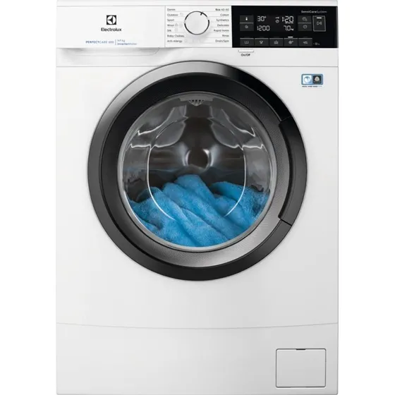 Electrolux EW6SN347SP 7 kg frontbetjent vaskemaskine hvid 1400 o/min