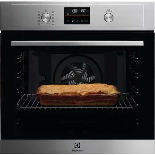 Electrolux EOF4P56X Indbygningsovn 72 L, Sort Rustfrit Stål
