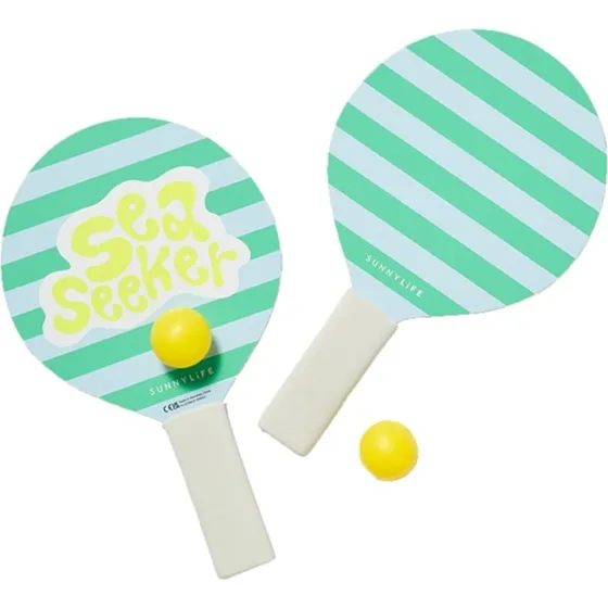 SunnyLife Strandtennis Sea Seeker Ocean (2 bat, 2 bolde)