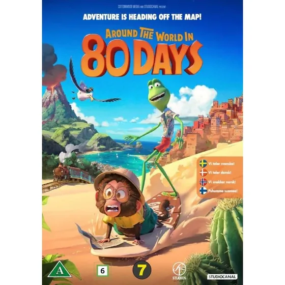 Around the World in 80 Days - Tegnefilm DVD