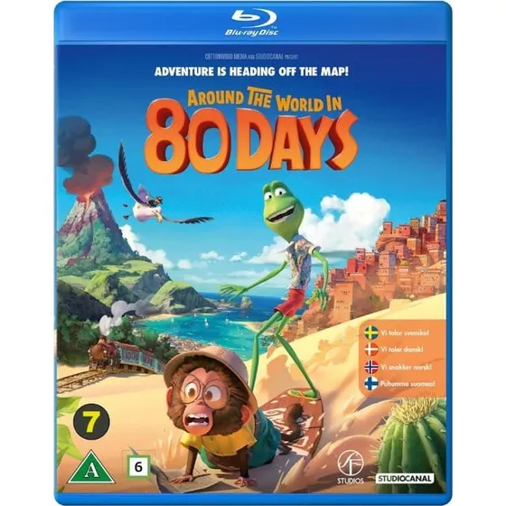 Jorden Rundt på 80 Dage – Blu-ray (2021 Tegnefilm)