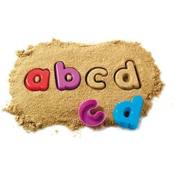 Sandforme - små bogstaver, 26 dele